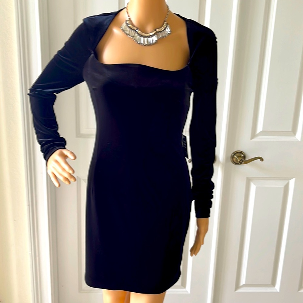 Black Velvet Party Dress